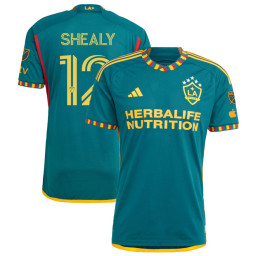 2023/24 LA Galaxy Away Green Shealy,Russell - 12 Authentic Jersey