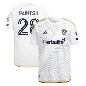 Youth 2024 LA Galaxy Paintsil, Joseph - 28 White Replica Home Jersey